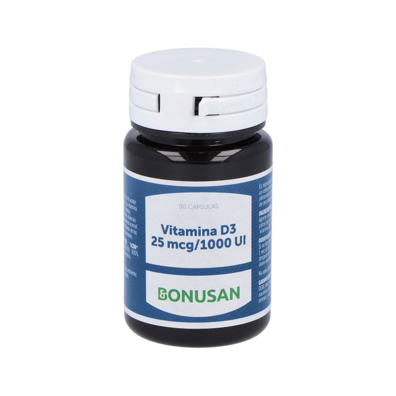 Bonusan Vitamina D3 25mcg, 90 Caps