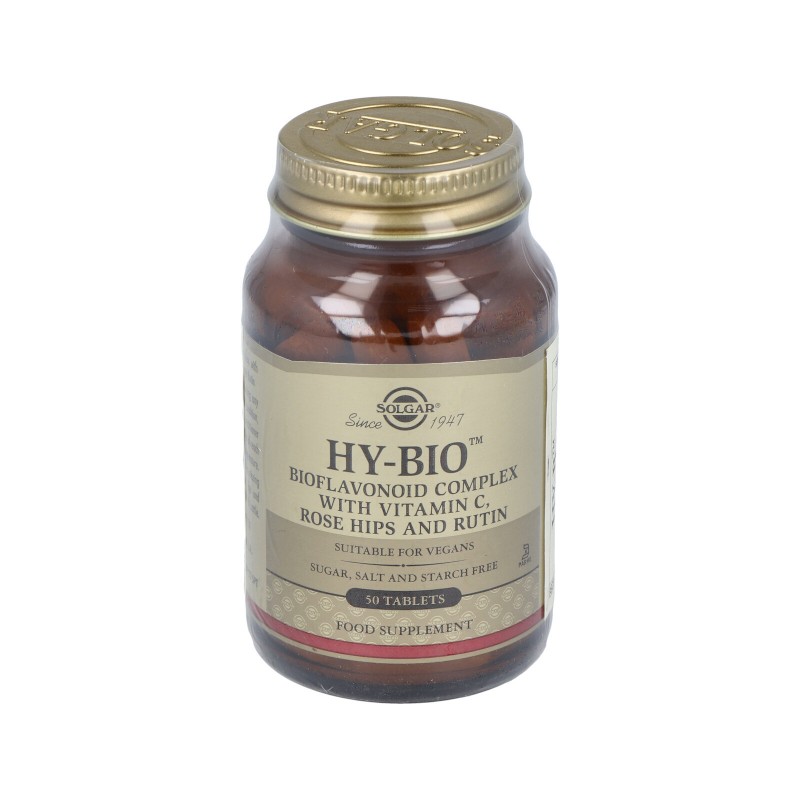 Solgar HY-B 500 mg, 50 Comprimidos.