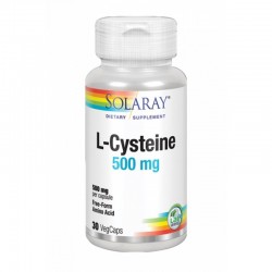 Solaray L-cisteína 500 mg, 30 cápsulas veganas