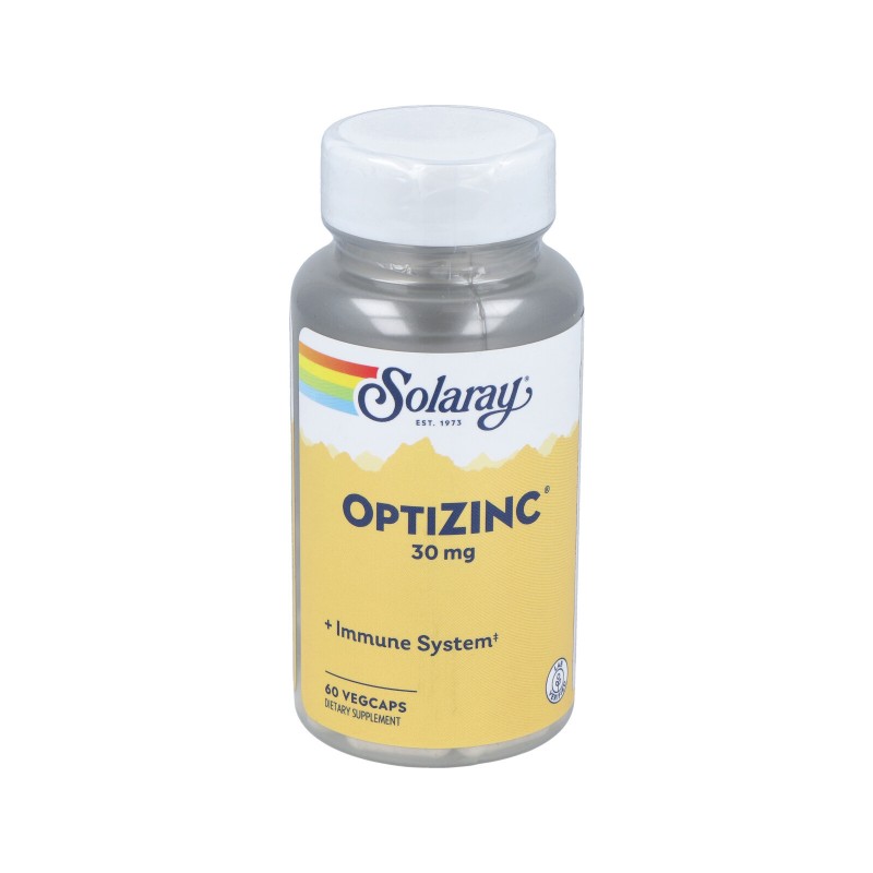 Solaray Optizinc (Zn+ B6), 60 Cápsulas Vegan