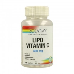 Solaray LIPO Vit. C 500 mg , 100 cápsulas vegetais