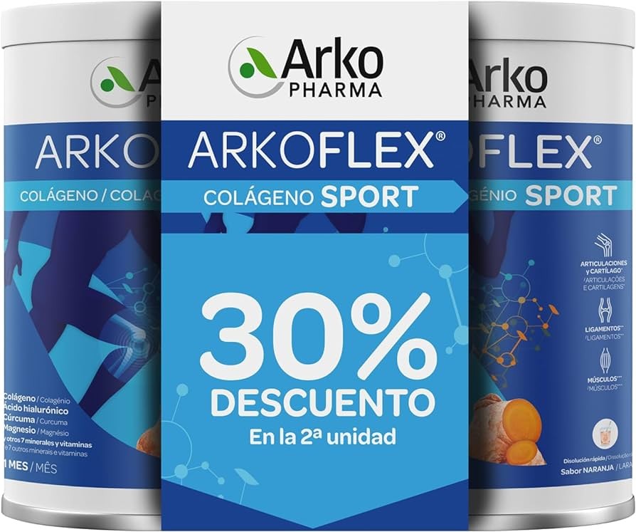 Arkoflex Colagenio Sport Laranja Duplo, 2x390 gr.