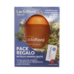 Pacote de Presente Lactoflora Soro Oral, 6 envelopes + Agitador grátis