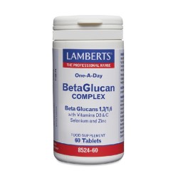 LAMBERTS Beta Glucan Complex, 60 comprimidos.