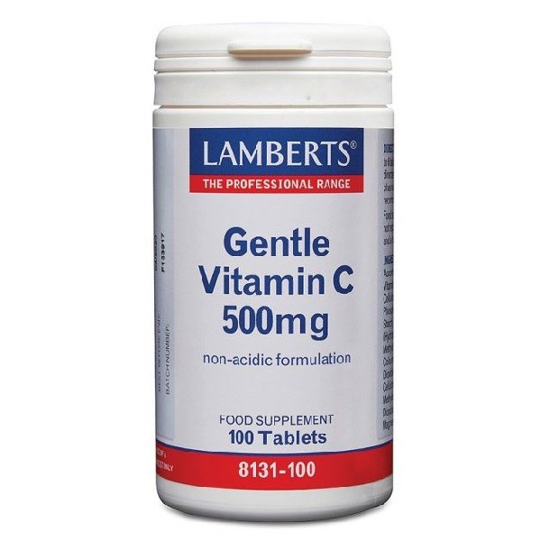 LAMBERTS Gentle Vitamina C 500 mg, 100 comprimidos