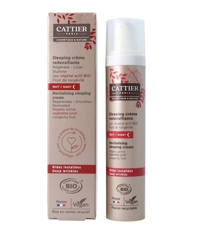 Cattier Creme para dormir Redensifying Rugas-Firmeza, 50 ml.