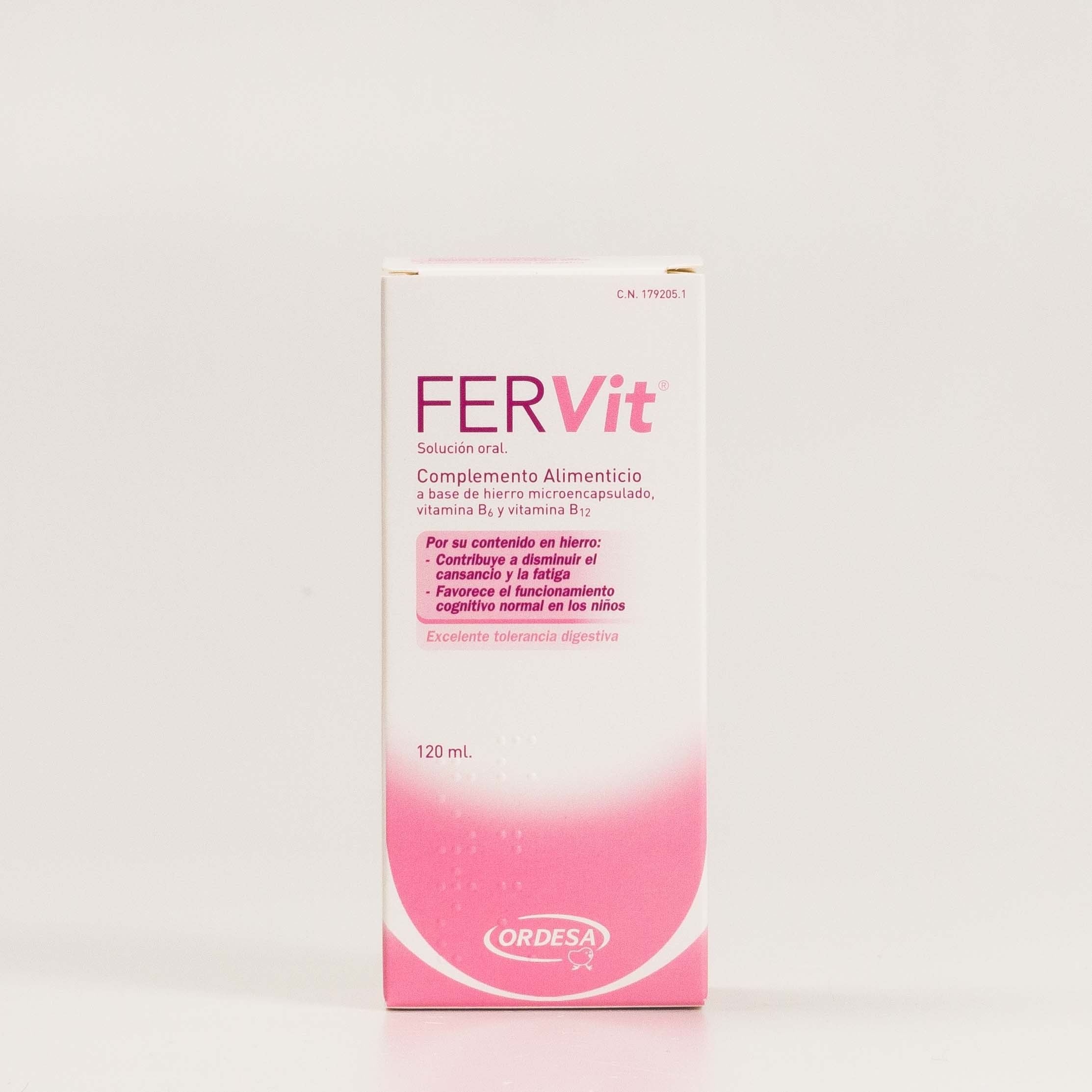 Fervit Solução oral, 120ml.