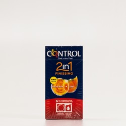 Controle 2in1 Finissimo 6 Preservativos + Gel