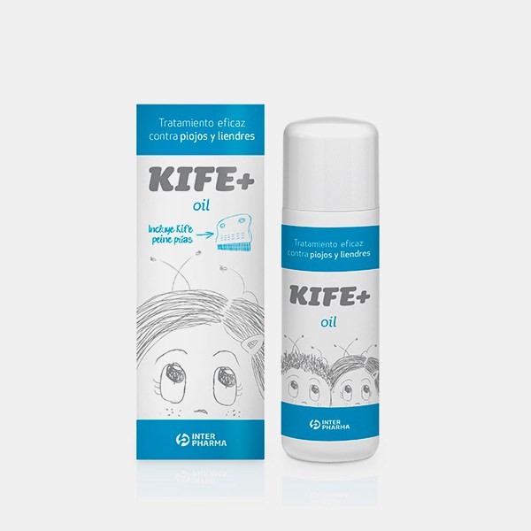Kife+ Oil Antipiojos 100 ml com lendrera.