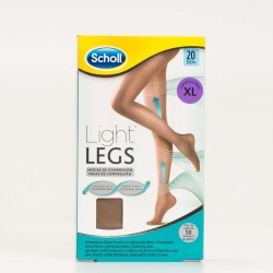 Dr Scholl Medias de compresión carne talla XL 20 den, 1 unidad.