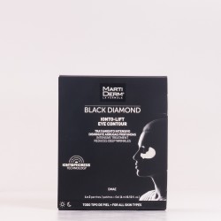 Martiderm Black Diamond Ionto-Lift Contorno Ocular, adesivos 4x2 + Gel 4ml.
