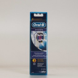 Oral B 3D Branco Cabeça de substituição, 3U.