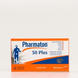 Pharmaton 50 plus, 30 cápsulas