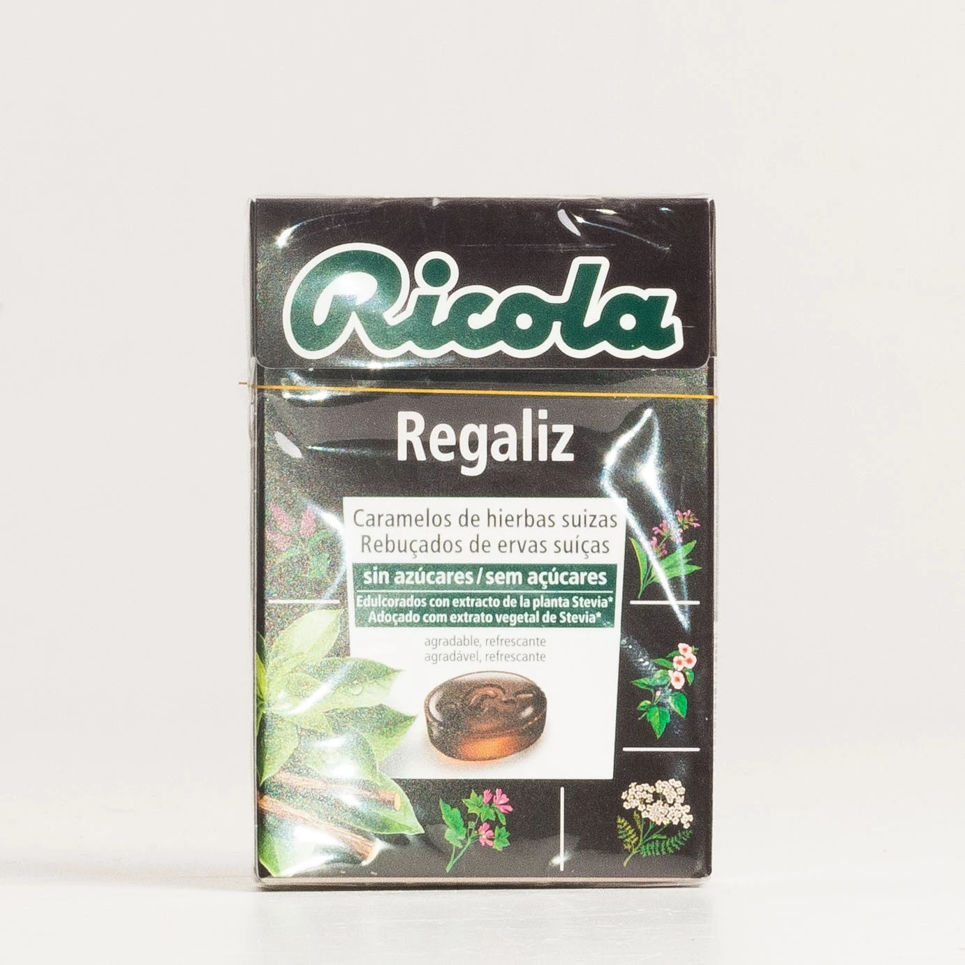 Sabor alcaçuz de caramelo Ricola, 50 g