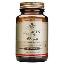 Solgar Folacin (ácido fólico), 250 comprimidos.